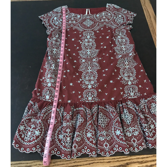 Anthropologie Feather Bone Ynez Eyelet Tunic Dress - Size Medium - Picture 8 of 10